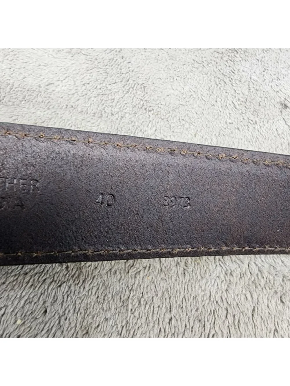 Joes Jeans Belt Mens 40 Brown Full Grain Leather Hand Made *NWT*